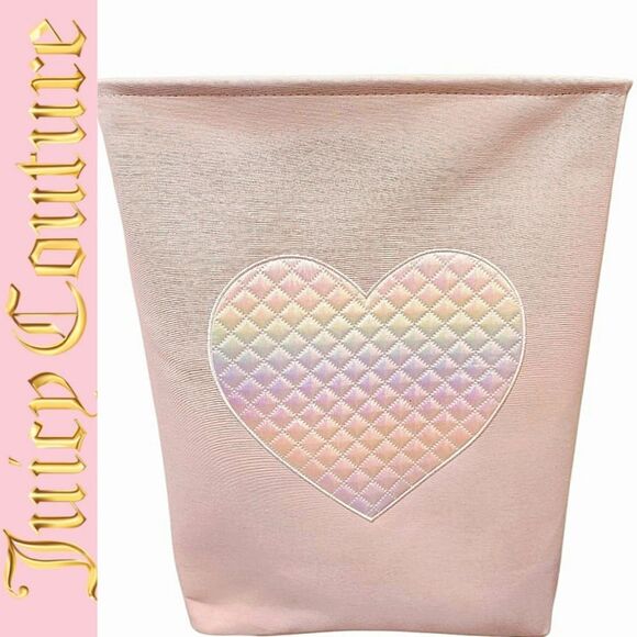 Juicy Couture Home Iridescent Ombre Heart Laundry Basket - Picture 1 of 7
